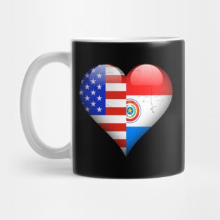 Half American Half Paraguayan - Gift for Paraguayan From Paraguay Mug